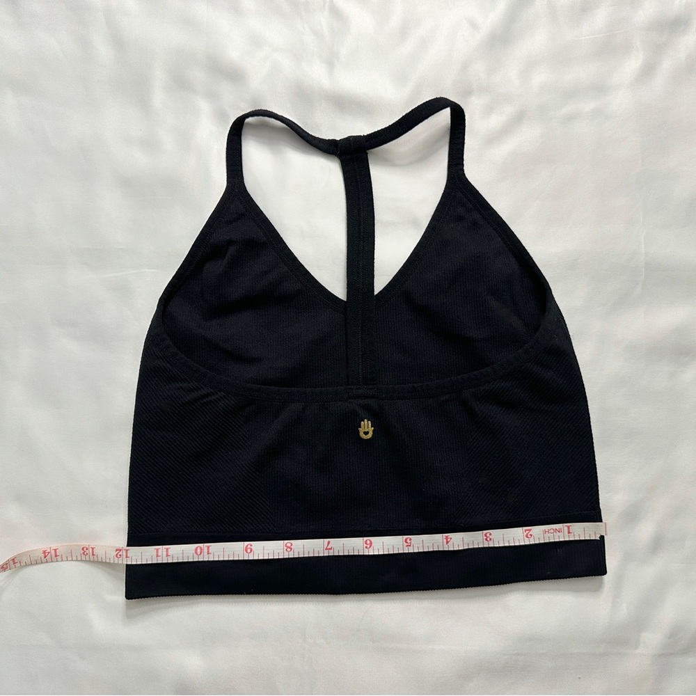 Spiritual Gangster Black Racerback Sports Bra - Picture 6 of 7
